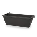 Switch Verve Florus 15L Black Plastic Bell Rectangular Trough (H)20cm (W)24.5cm (D)60cm 2 image
