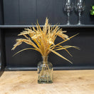Switch 38cm Dried Grass Artificial plant in Clear Glass Bottle vase 2 image