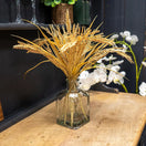 Switch 38cm Dried Grass Artificial plant in Clear Glass Bottle vase 3 image