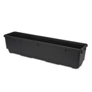 Switch Verve Florus 17.8L Black Plastic Bell Rectangular Trough (H)20cm (W)20cm (D)90cm 2 image