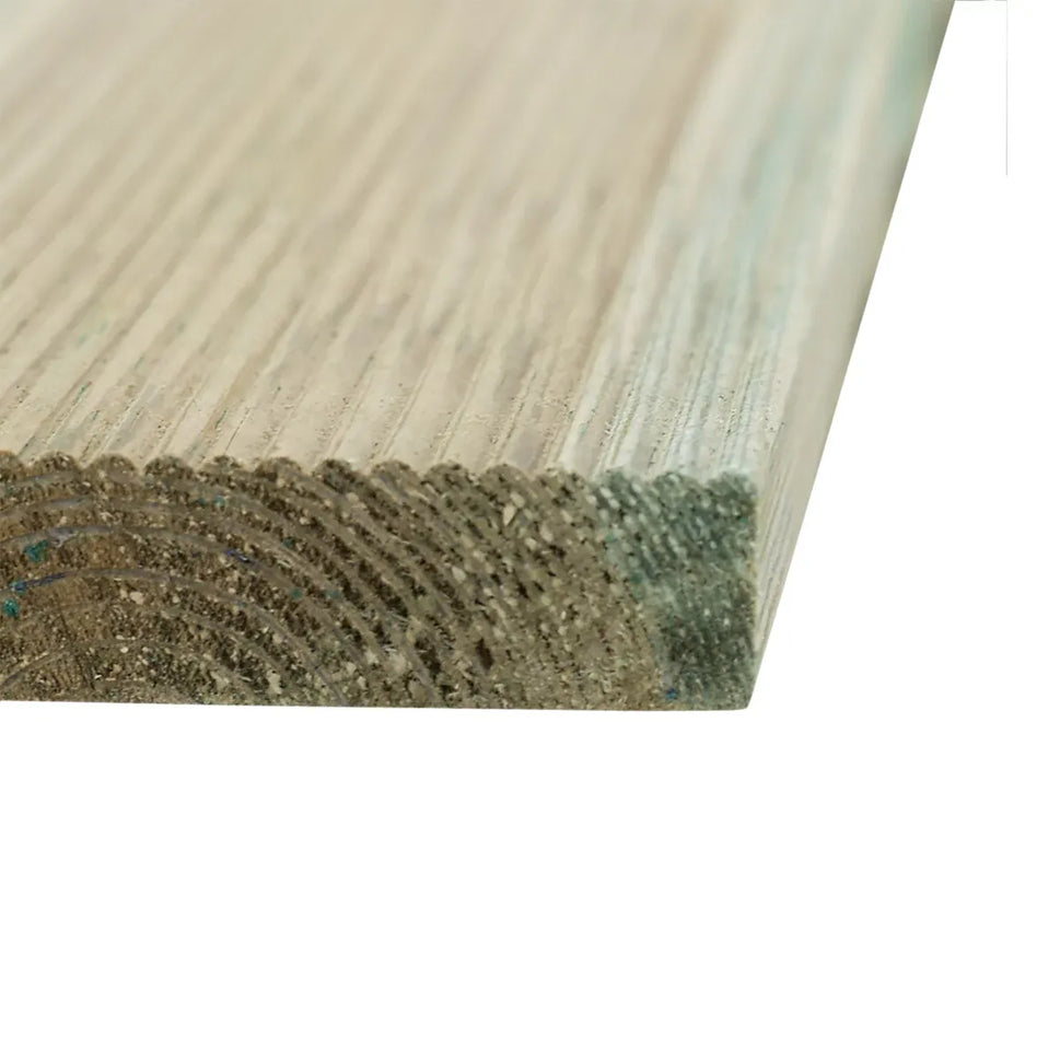 Don Softwood Deck board (L)2.4m (W)95mm (T)20mm, Pack of 1