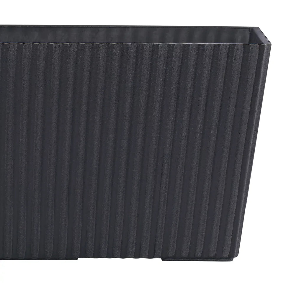 Verve 17L Black Plastic Rectangular Trough (H)21cm (W)60cm (D)60cm