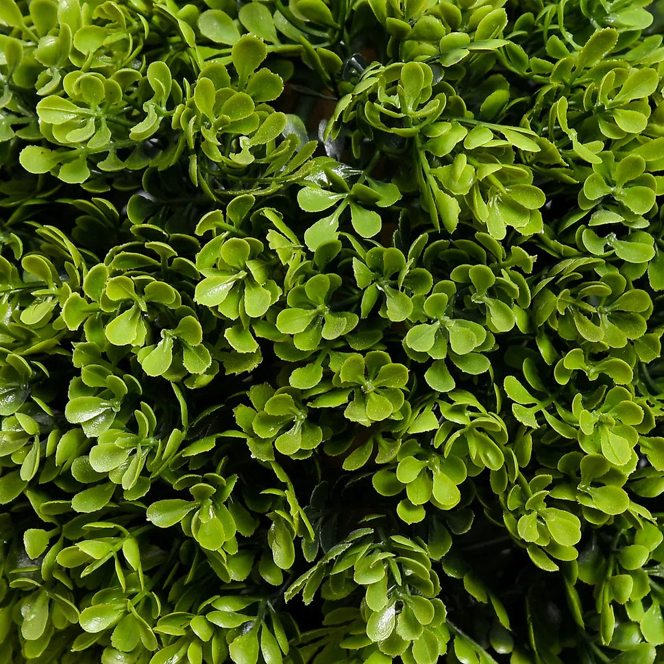 HOMCOM Potted Artificial Plants Boxwood Ball Topiary Trees Indoor Outdoor, 90cm