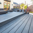 Switch Habitat+ Grey Composite Deck board (L)2.4m (W)135mm (T)22mm 2 image